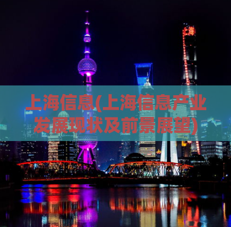 上海信息(上海信息产业发展现状及前景展望)