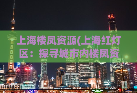 上海楼凤资源(上海红灯区：探寻城市内楼凤资源的分布和走向)