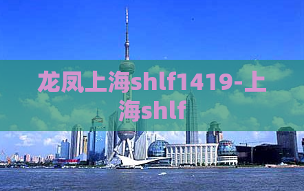 龙凤上海shlf1419-上海shlf