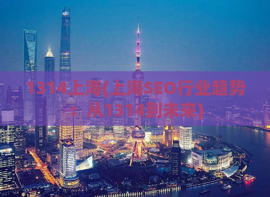 1314上海(上海SEO行业趋势：从1314到未来)