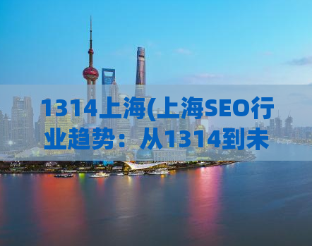 1314上海(上海SEO行业趋势：从1314到未来)