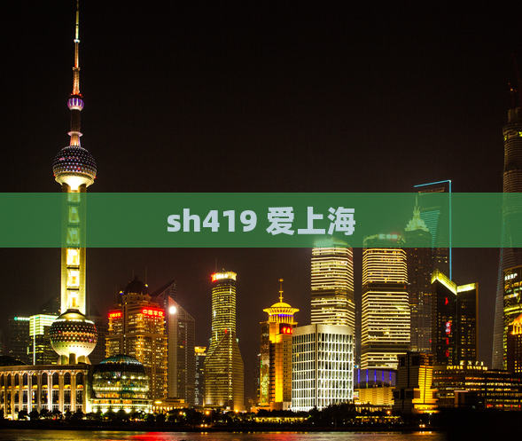 sh419 爱上海