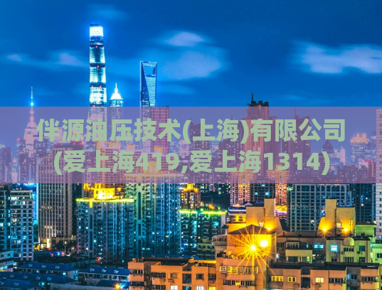 伴源油压技术(上海)有限公司(爱上海419,爱上海1314)